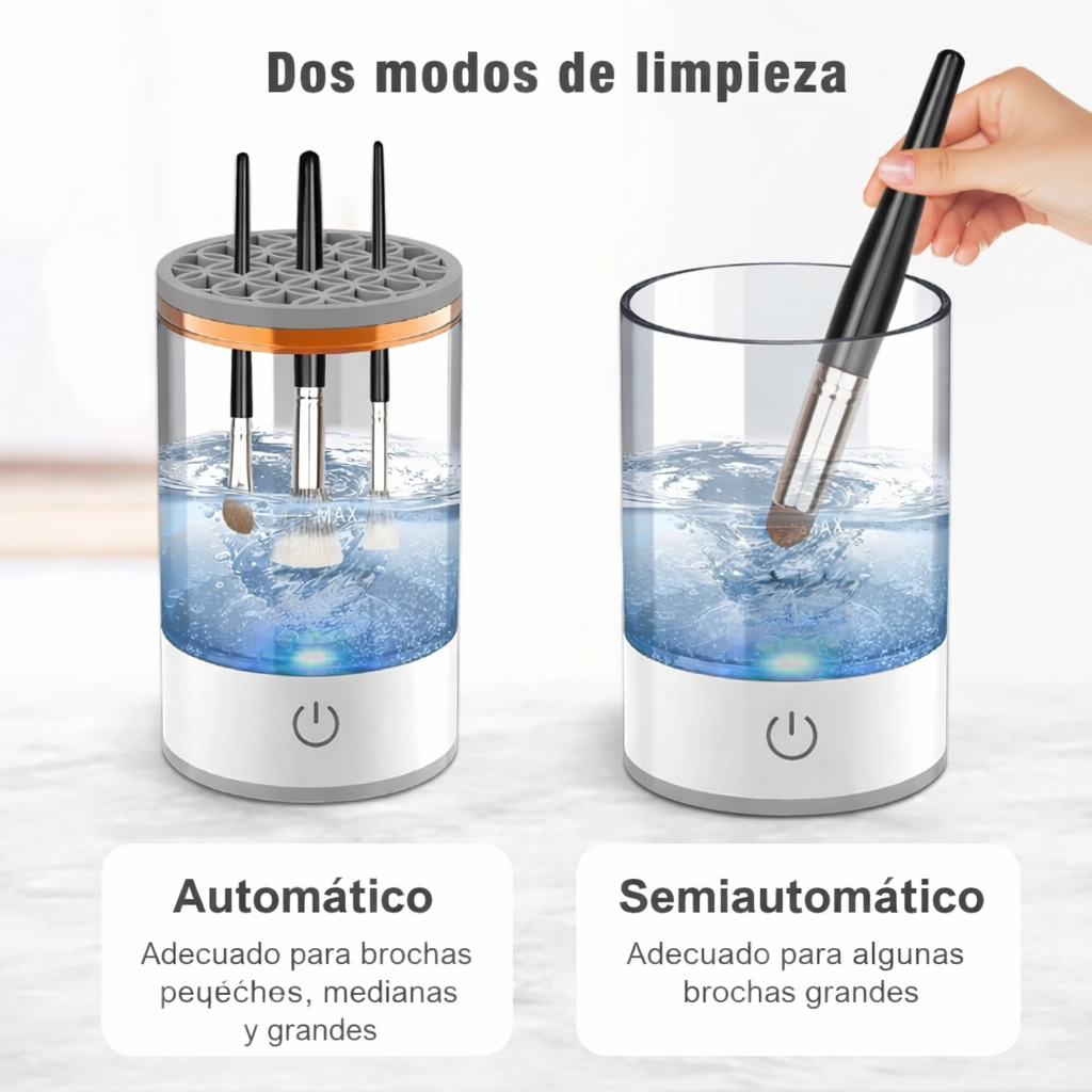 Limpiador Automático de Brochas de Maquillaje