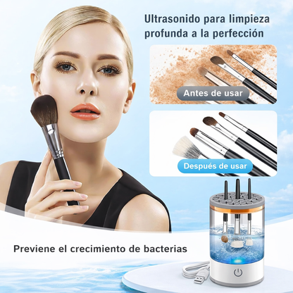 Limpiador Automático de Brochas de Maquillaje
