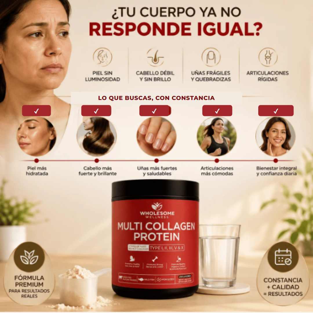 ¿Tu cuerpo ya no responde igual? Piel, cabello, uñas y articulaciones
